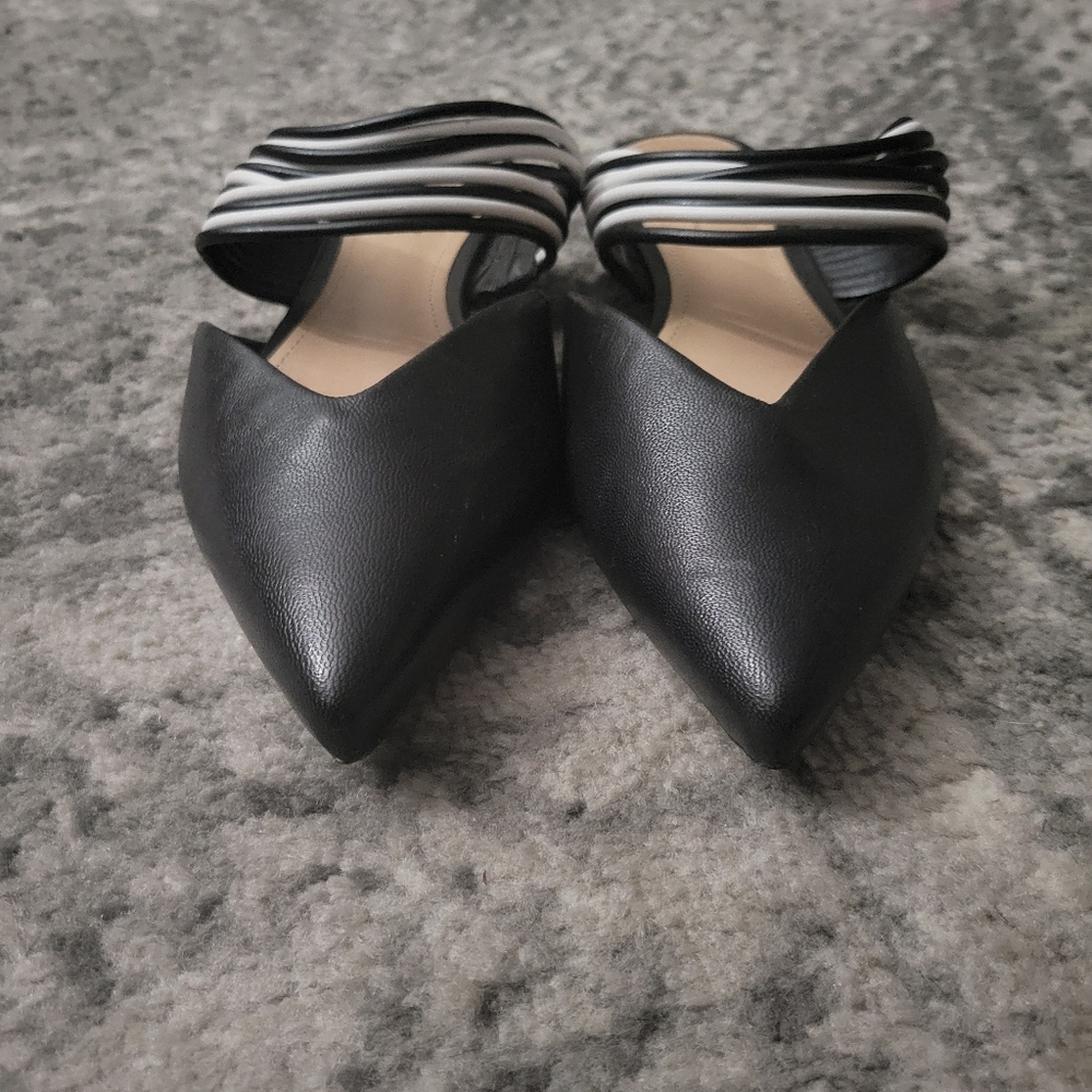 Schutz Strap Detailed Mule Flata Size 38 - image 2